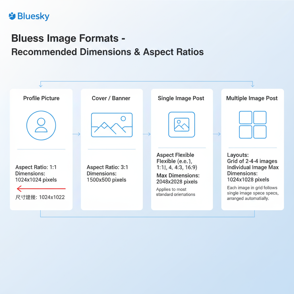 Cover/Banner Image — bluesky image sizes guide