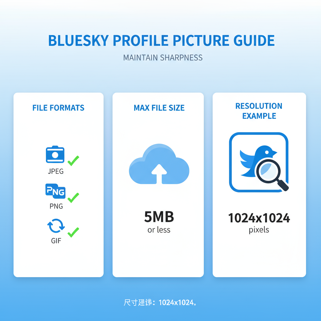 Optimal Resolution Tips to Avoid Blurry Images — bluesky profile picture size guide