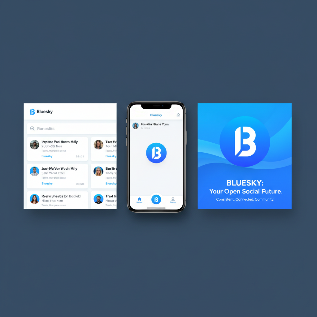 Description of the Current Bluesky Logo: Colors, Shapes, and Symbolism — bluesky social media logo