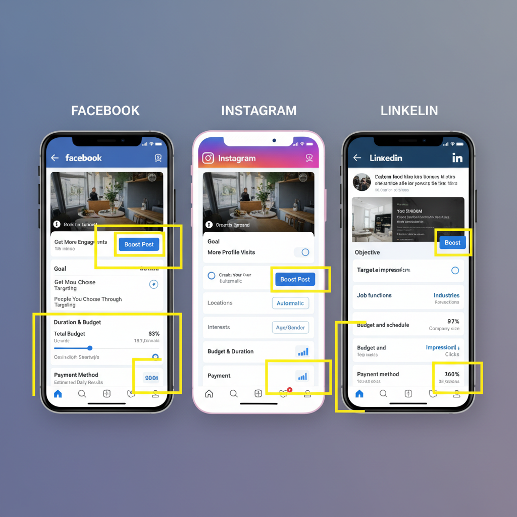 LinkedIn — boosted post meaning