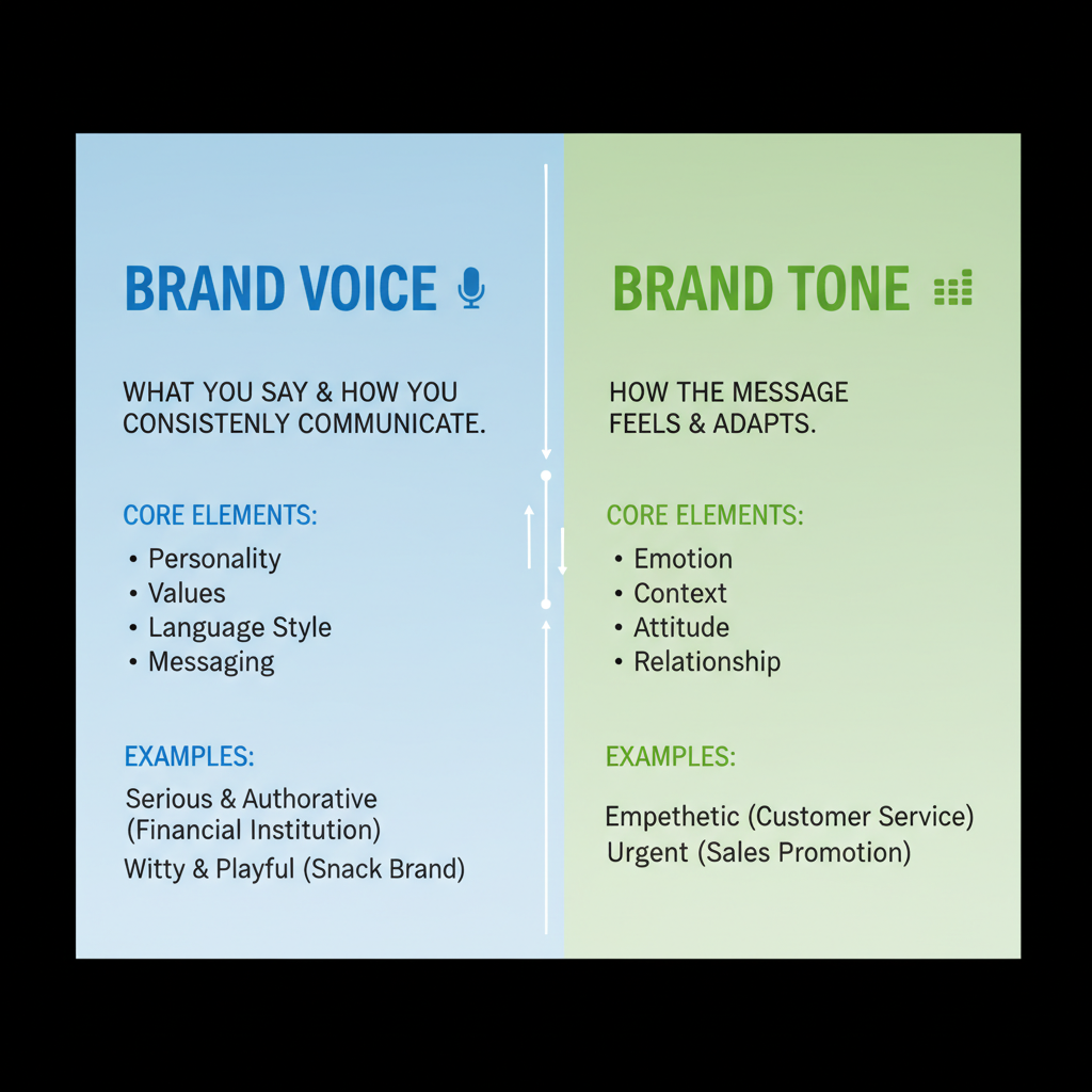 Brand Voice vs Brand Tone: Differences, Strategies, and Best Practices — brand voice vs brand tone