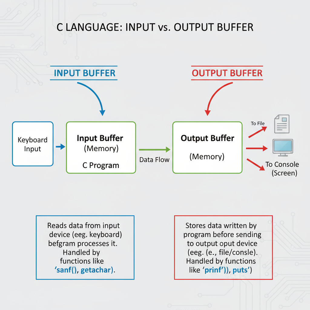Buffered I/O Mechanism — buffer in c programming guide
