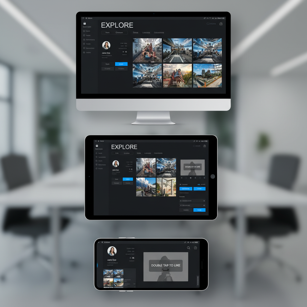 Designing a Visually Appealing, Responsive Interface — building a successful social image website