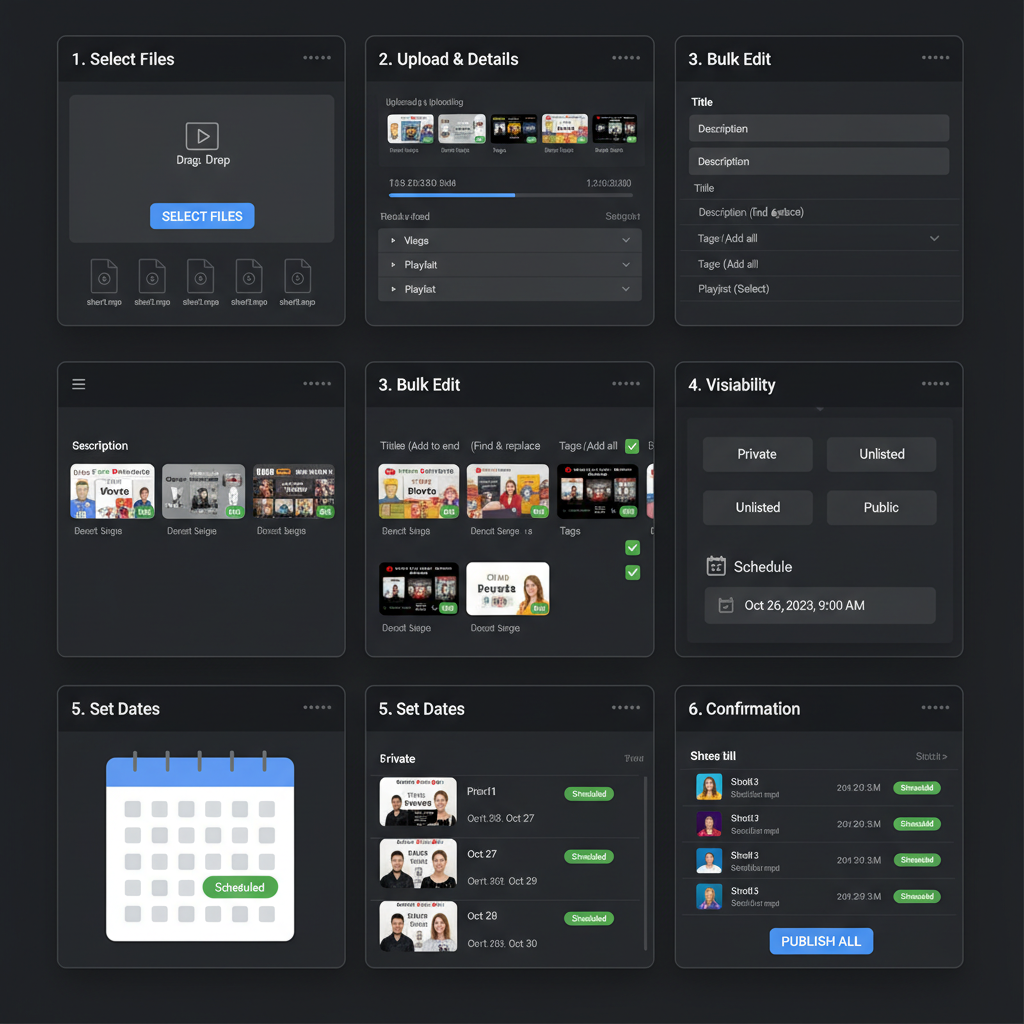 Optimize Video Files Beforehand — bulk upload and schedule youtube shorts