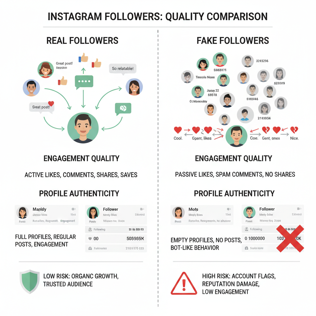 How to Differentiate Between Real and Fake Instagram Followers — buy 200 instagram followers