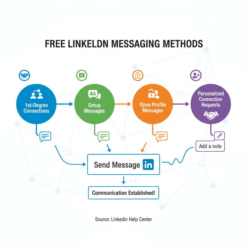 Sending Messages via LinkedIn Groups — can i message on linkedin without premium