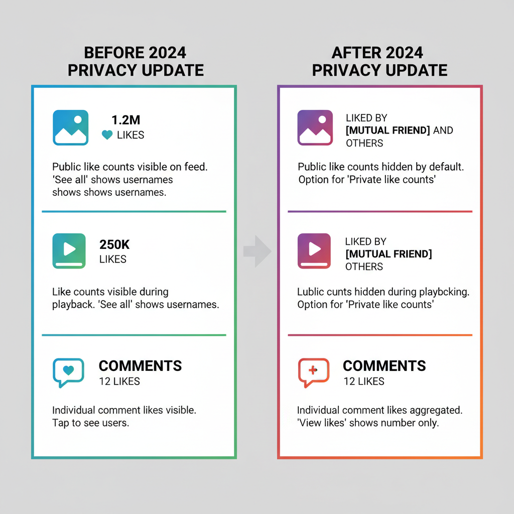 Current Instagram Policy on Like Visibility (2024) — can other people see your likes on instagram