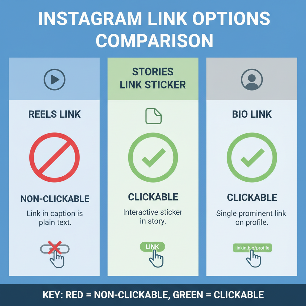 Link in Bio Strategy to Drive Traffic from Reels — can you add a link to a reel on instagram