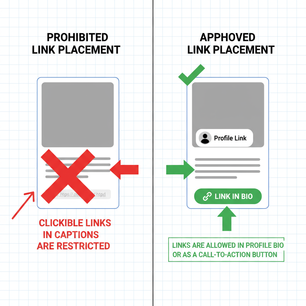 Shopping Tags for Business Accounts — can you put a link in an instagram post
