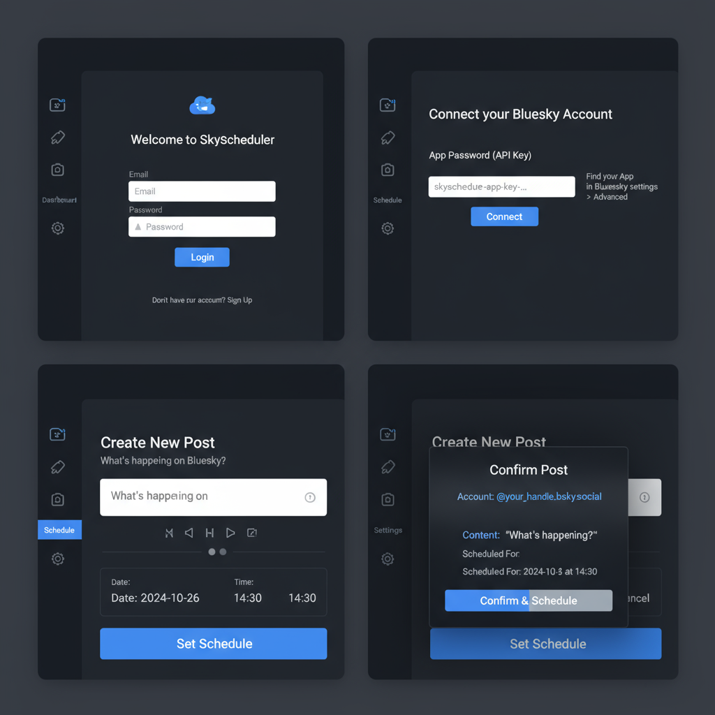 How to Connect Bluesky API or Integrations — can you schedule posts on bluesky