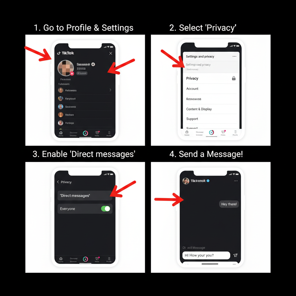 Troubleshooting: Common Reasons You Can’t DM — can you text on tiktok