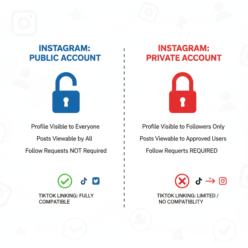 Check Your TikTok App Version — cant link my instagram to tiktok