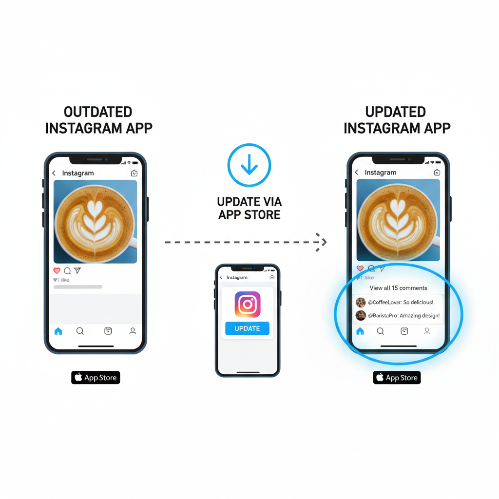Summary and Next Steps — cant read comments on instagram