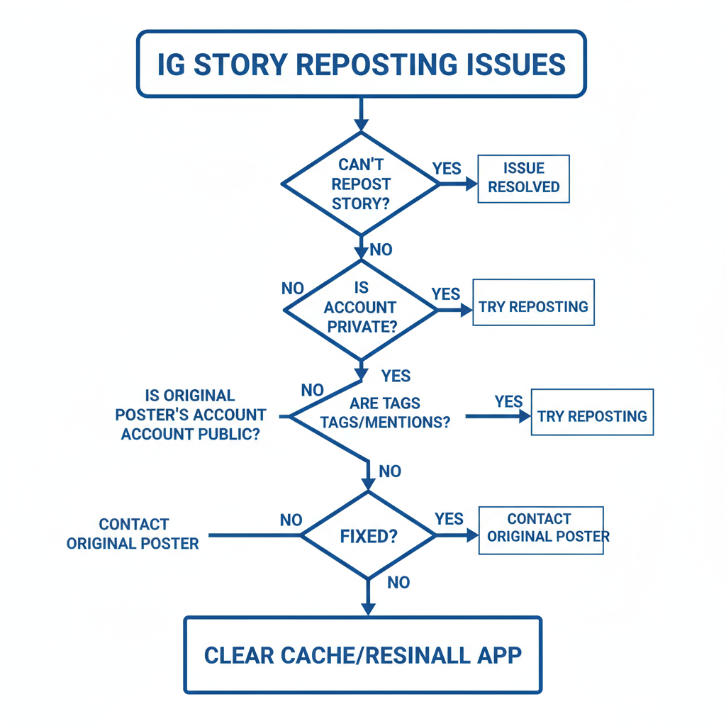 Can't Repost IG Story: Reasons and How to Fix It — cant repost instagram story