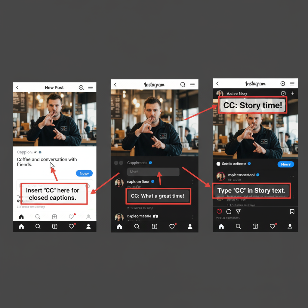 CC in Instagram Reels and Videos (Closed Captions Accessibility) — cc meaning instagram