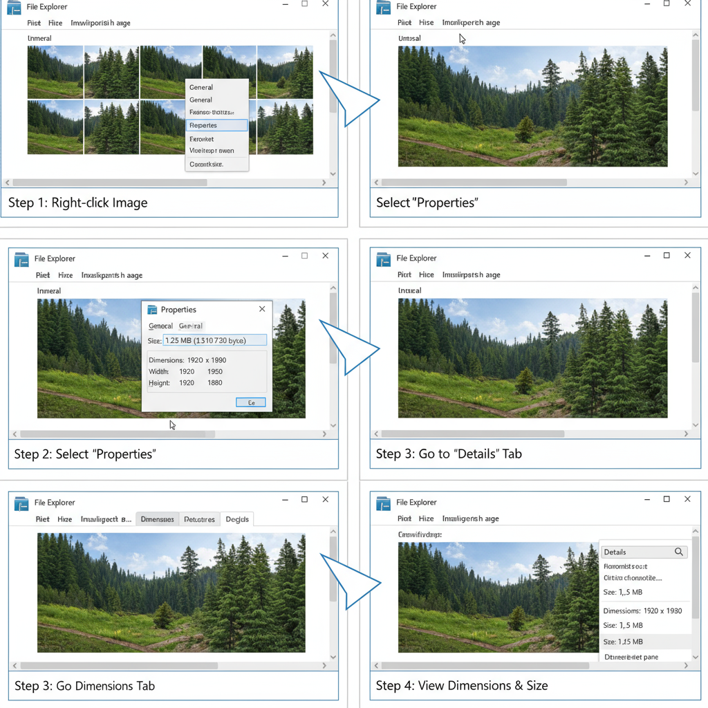 Method 2: Hover Preview via the Details Pane — check size of image
