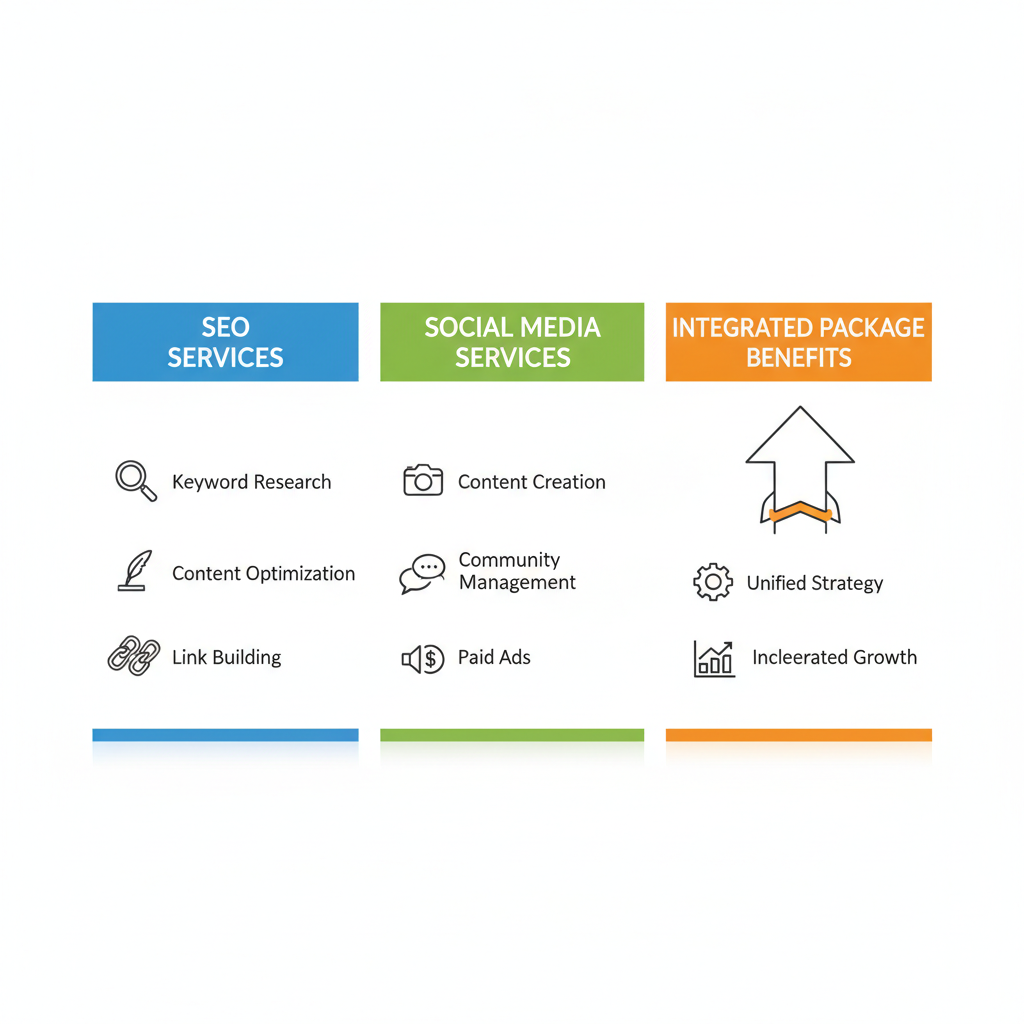 Evaluate Their Approach to SEO: Keyword Research, Content Strategy, Link Building — choose best seo and social media companies
