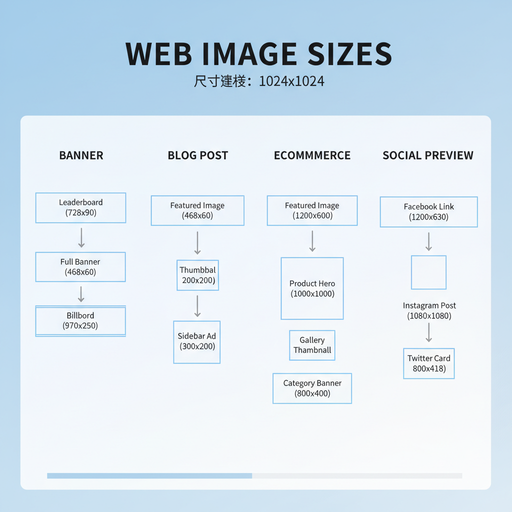 Optimizing Common Web Image Sizes for Performance and User Experience — common web image sizes guide