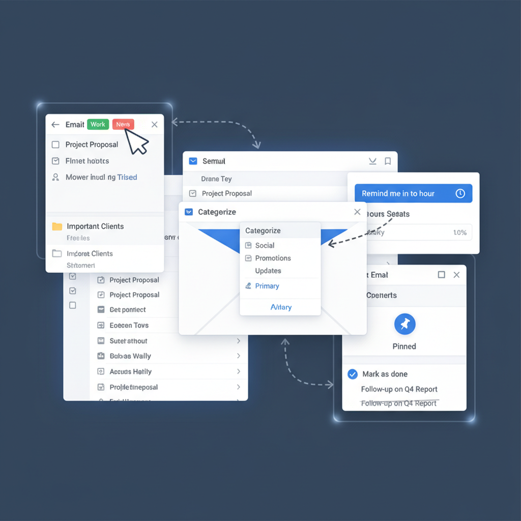 Configuración inicial y sincronización con cuentas de correo — como usar aplicacion inbox productividad
