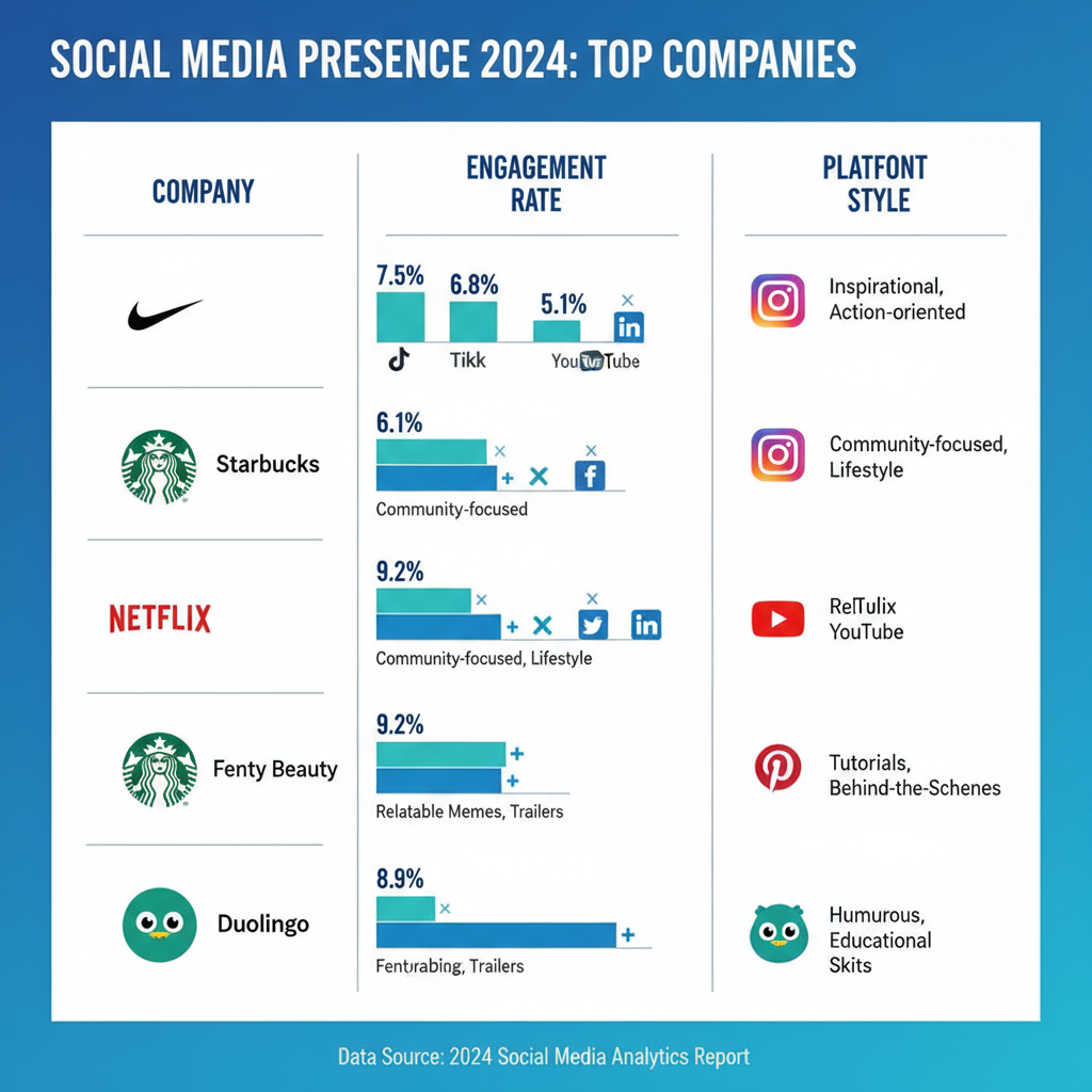 Introduction: Why Social Media Presence Matters for Brands in 2024 — companies with great social media presence