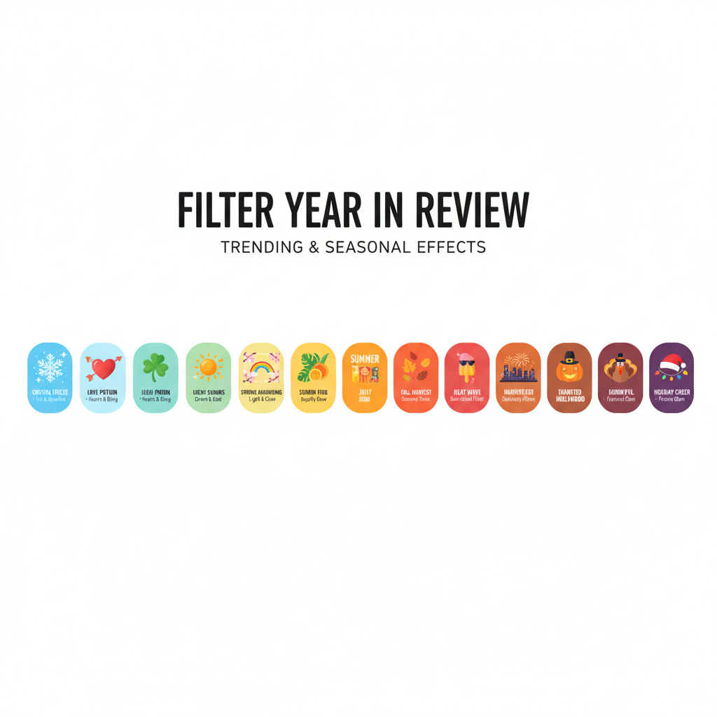 Trending and Seasonal Filters — complete guide to all snap filters