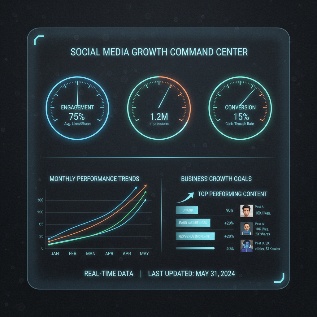 Planificar campañas cruzadas — comprehensive social media strategy for business growth