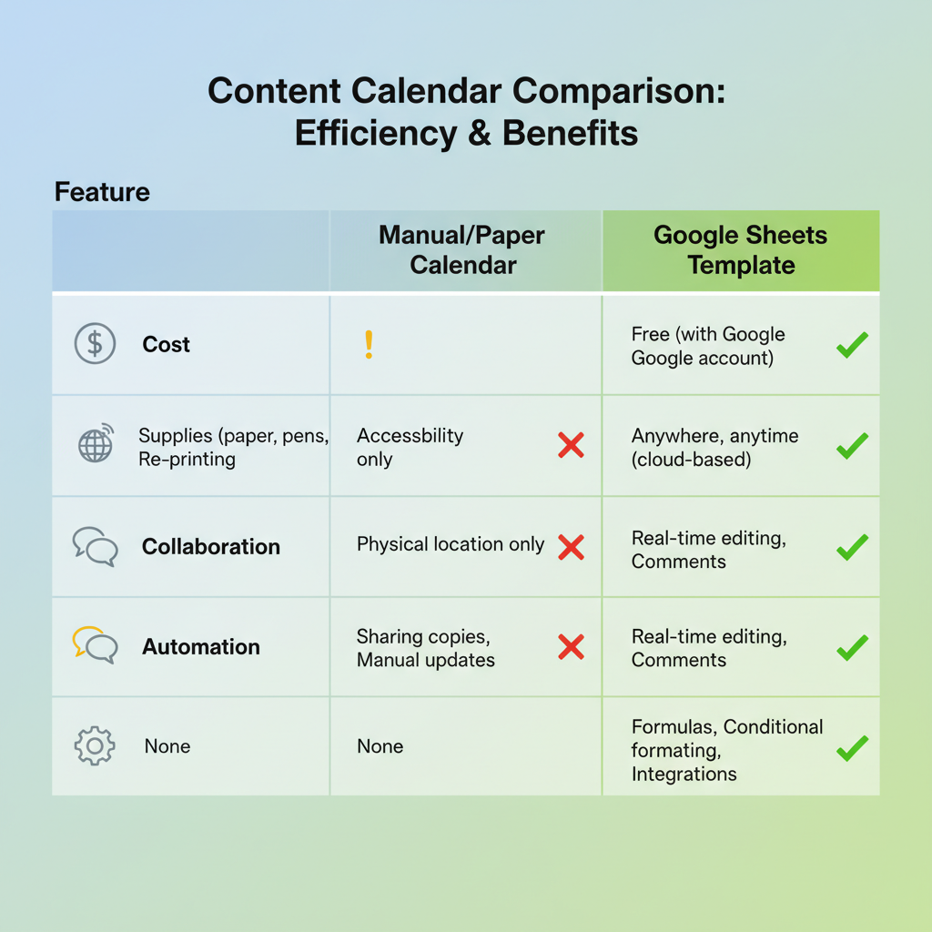 Step-By-Step Guide: Setting Up a Google Sheets Content Calendar — content calendar google sheets template