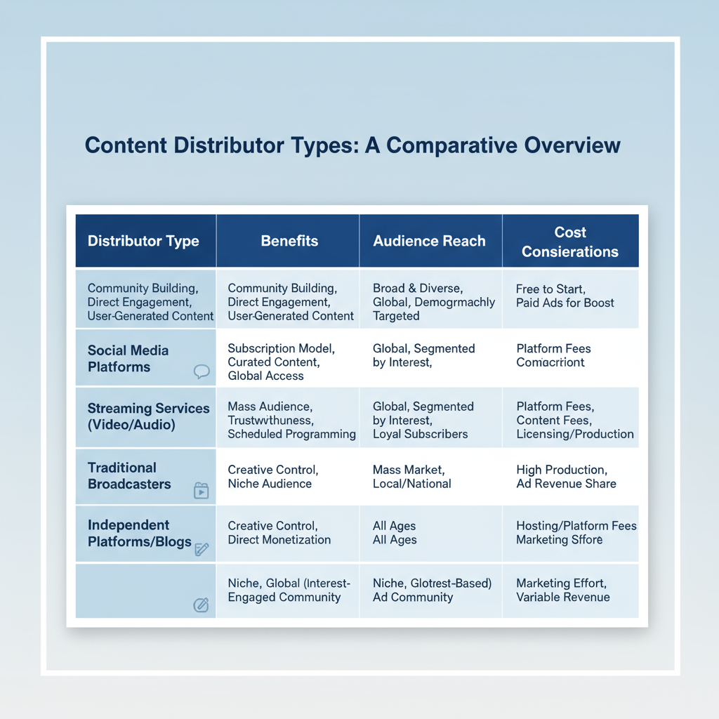 5. Streaming Services — content distributors guide