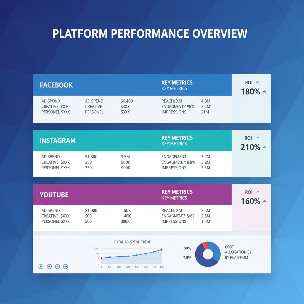Average Costs Per Platform — cost of marketing on social media