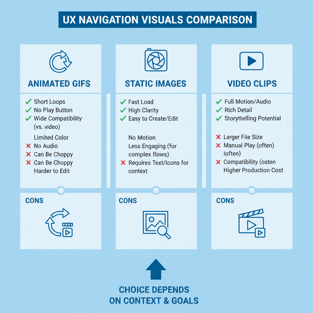 Choosing the Right Tools for Navigation GIF Creation — create and use navigation gifs for better ux