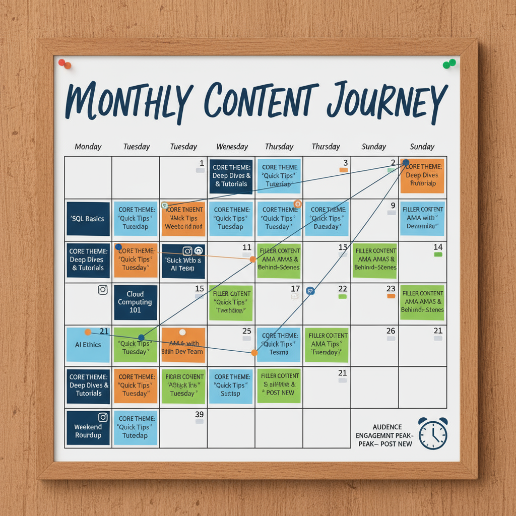 Map Out Core Content Themes and Recurring Series — create channel schedule