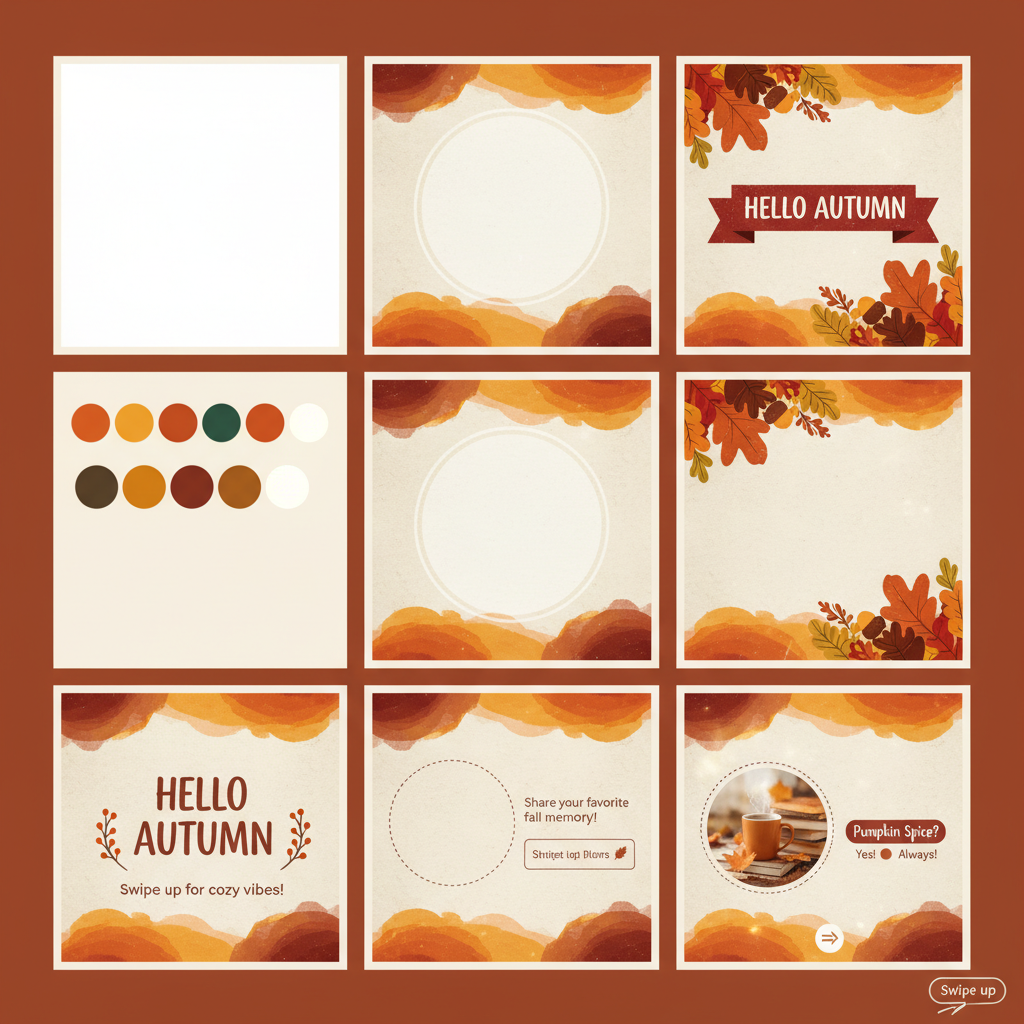 Fall Instagram Story Template Ideas for Higher Engagement — creative fall instagram story template ideas
