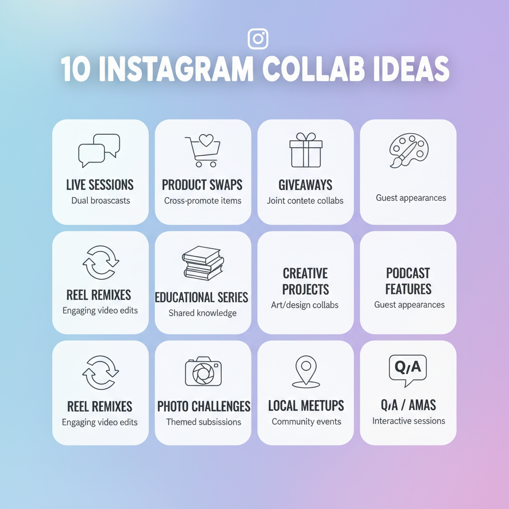 10 Instagram Collab Ideas to Increase Engagement — creative instagram collab ideas