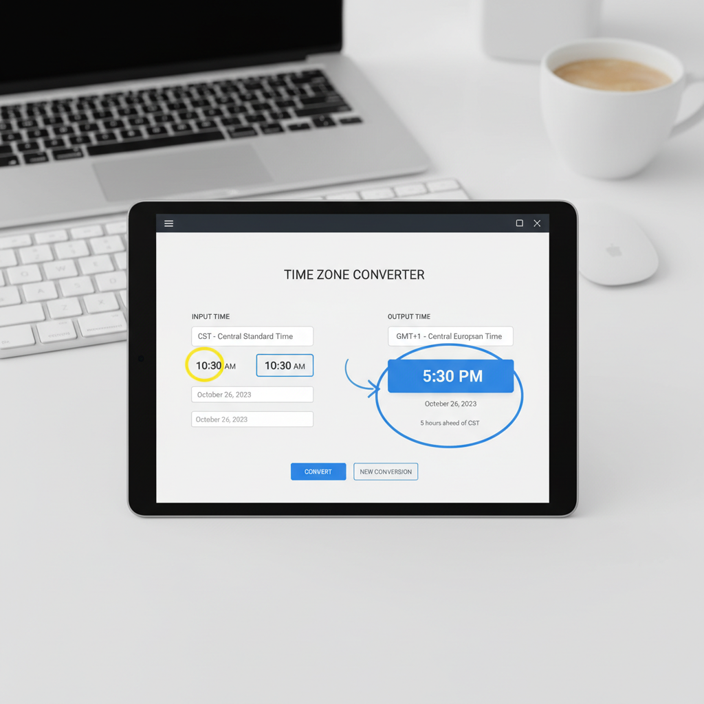 Understanding Central Standard Time (CST) — cst to gmt plus 1 conversion guide