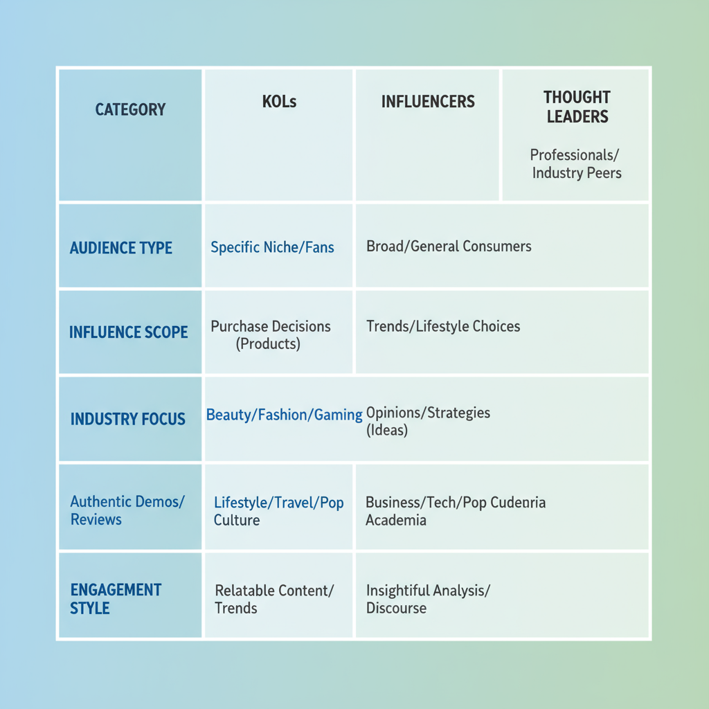 Introduction to KOL (Key Opinion Leader) in Marketing — define kol meaning role impact