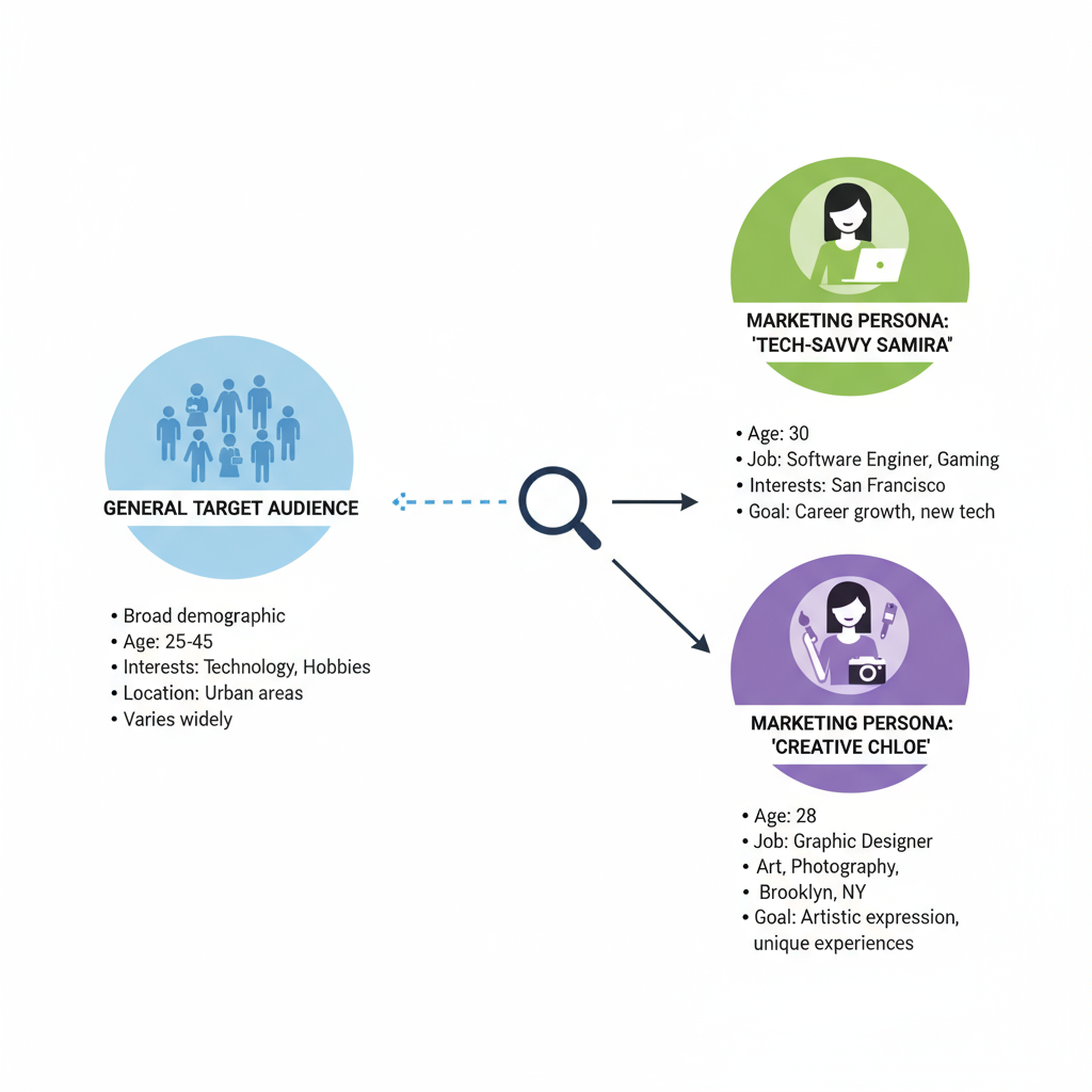 Identifying Demographic, Psychographic, and Behavioral Traits — define use persona target audience effective marketing