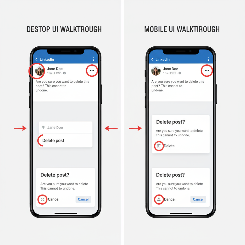 Step-by-Step Guide to Delete a LinkedIn Post via Desktop — deleting a post on linkedin