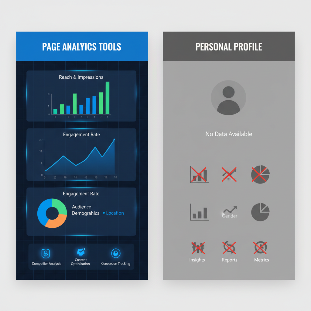 Key Purposes of a Page — difference between facebook profile and page