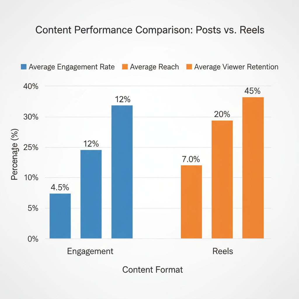 Visual and Functional Differences Between Posts and Reels — difference between post and reel