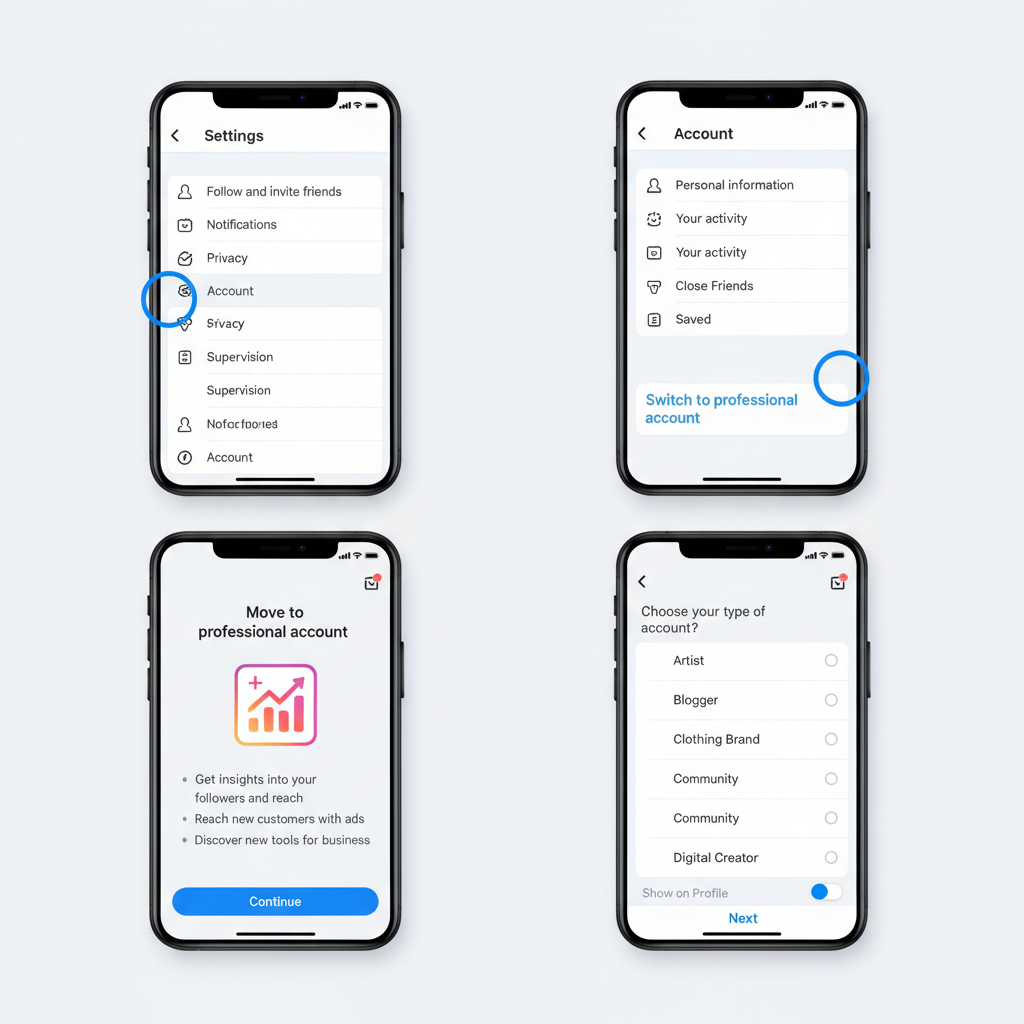 Introduction to Instagram Account Types — different kinds of instagram accounts