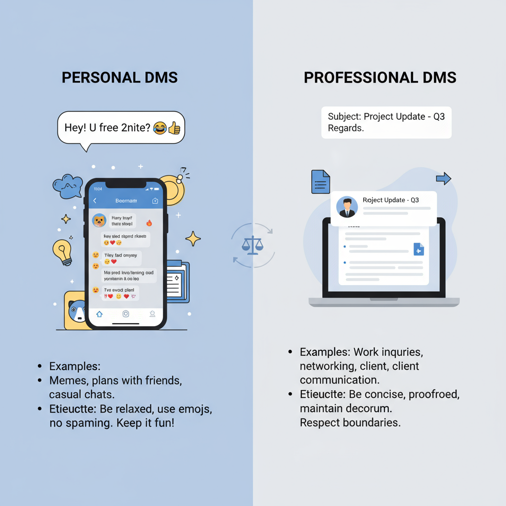 Professional Uses — dm meaning message
