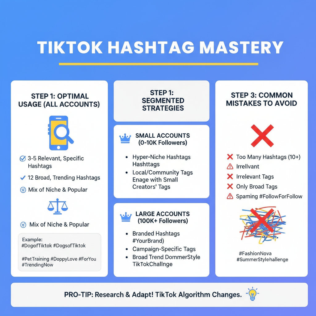 Trending Hashtags vs. Niche Hashtags — do hashtags matter on tiktok
