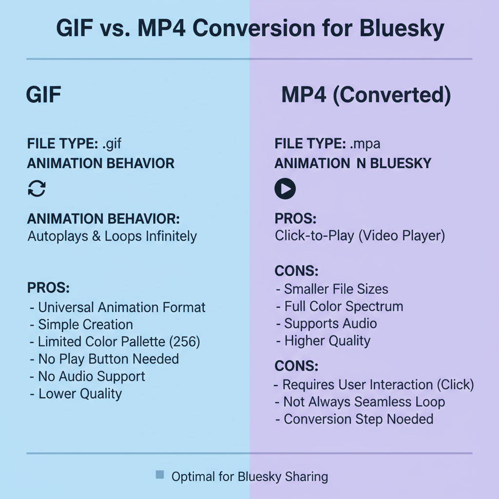 Workarounds: Links, Formats, and Smart Posting — does bluesky support gifs