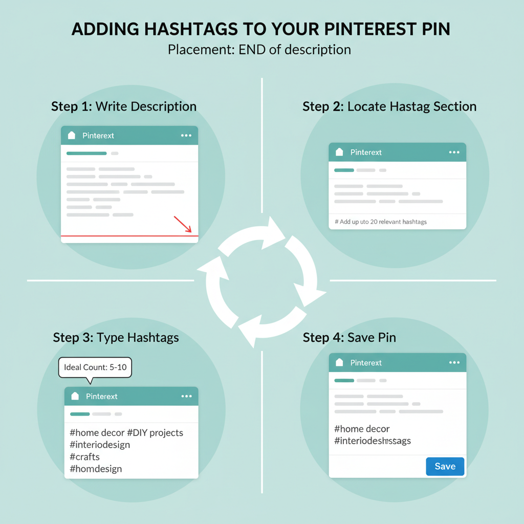 Best Practices for Adding Hashtags in Pin Descriptions — does pinterest have hashtags
