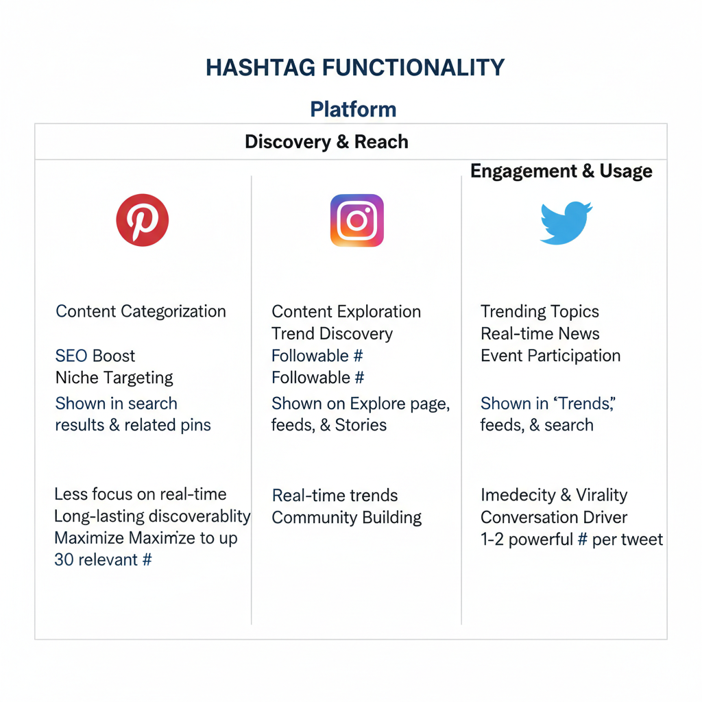 Current Status of Hashtag Functionality in 2024 — does pinterest support hashtags