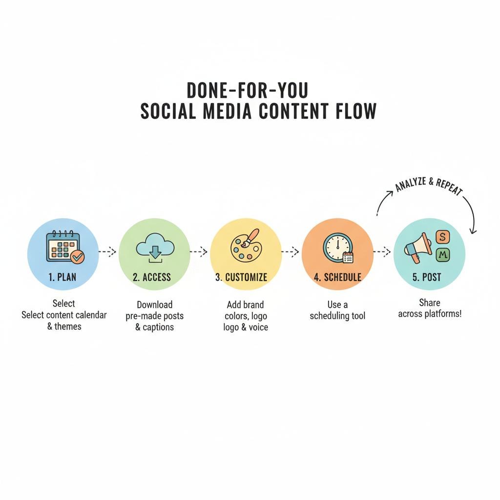 Key Elements Covered — done for you social media content