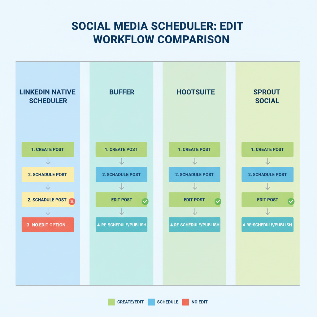 How to Edit a Scheduled Post in LinkedIn’s Native Scheduler — edit scheduled post linkedin