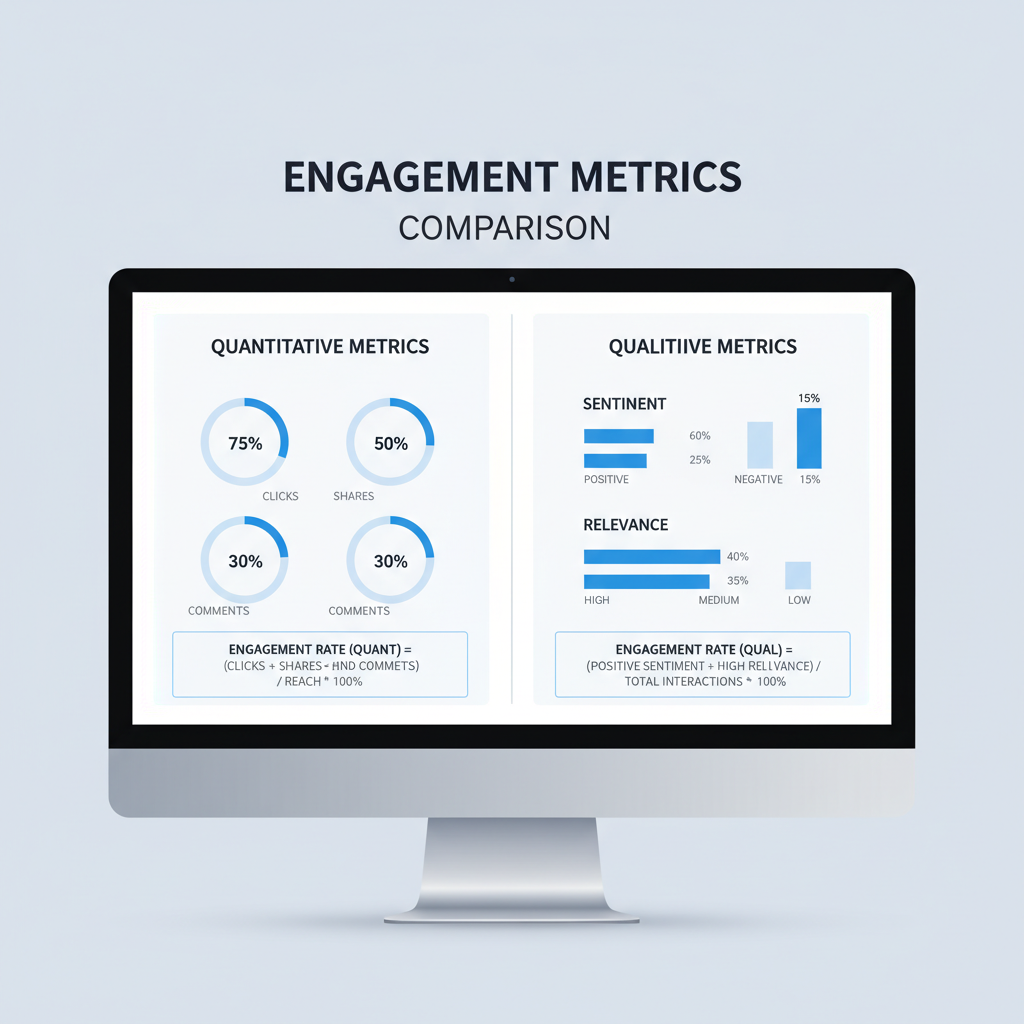 Quantitative vs. Qualitative Engagement Metrics — engagement social media definition
