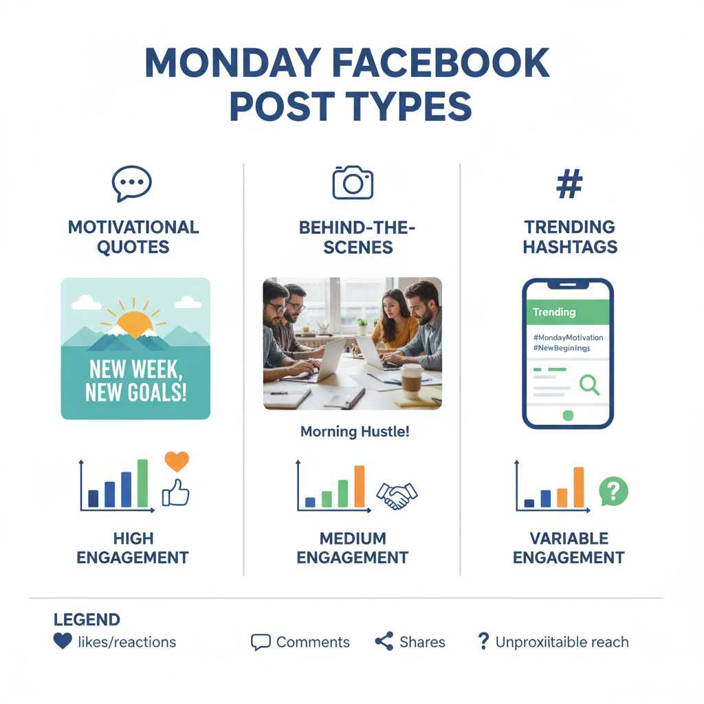 Optimal Monday Posting Times — engaging monday facebook posts