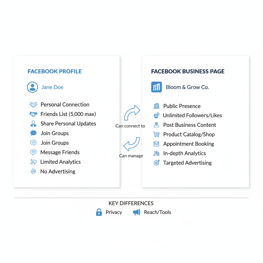 Export Friends List — facebook change to business page